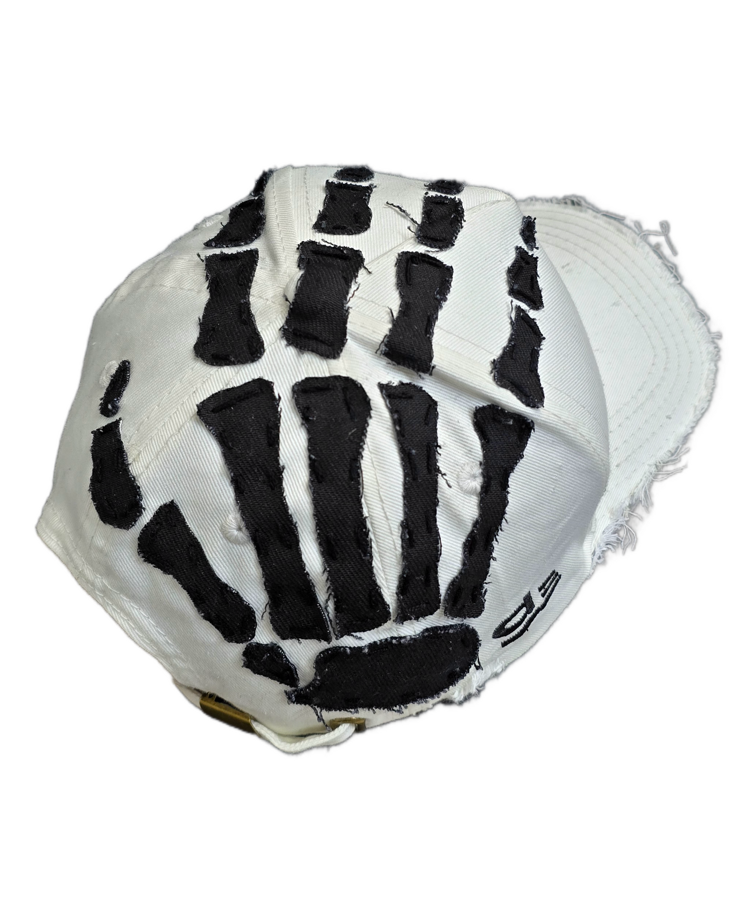 Skeleton hat white
