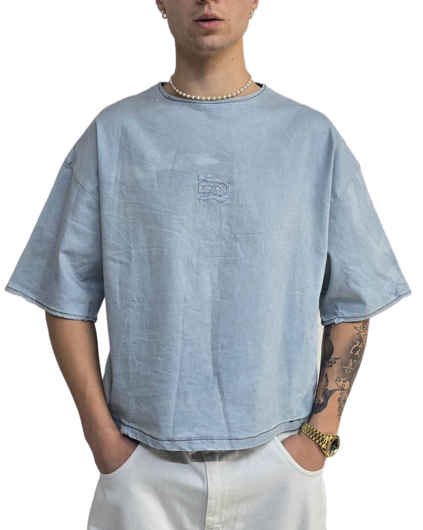 Denim Tee Bleach