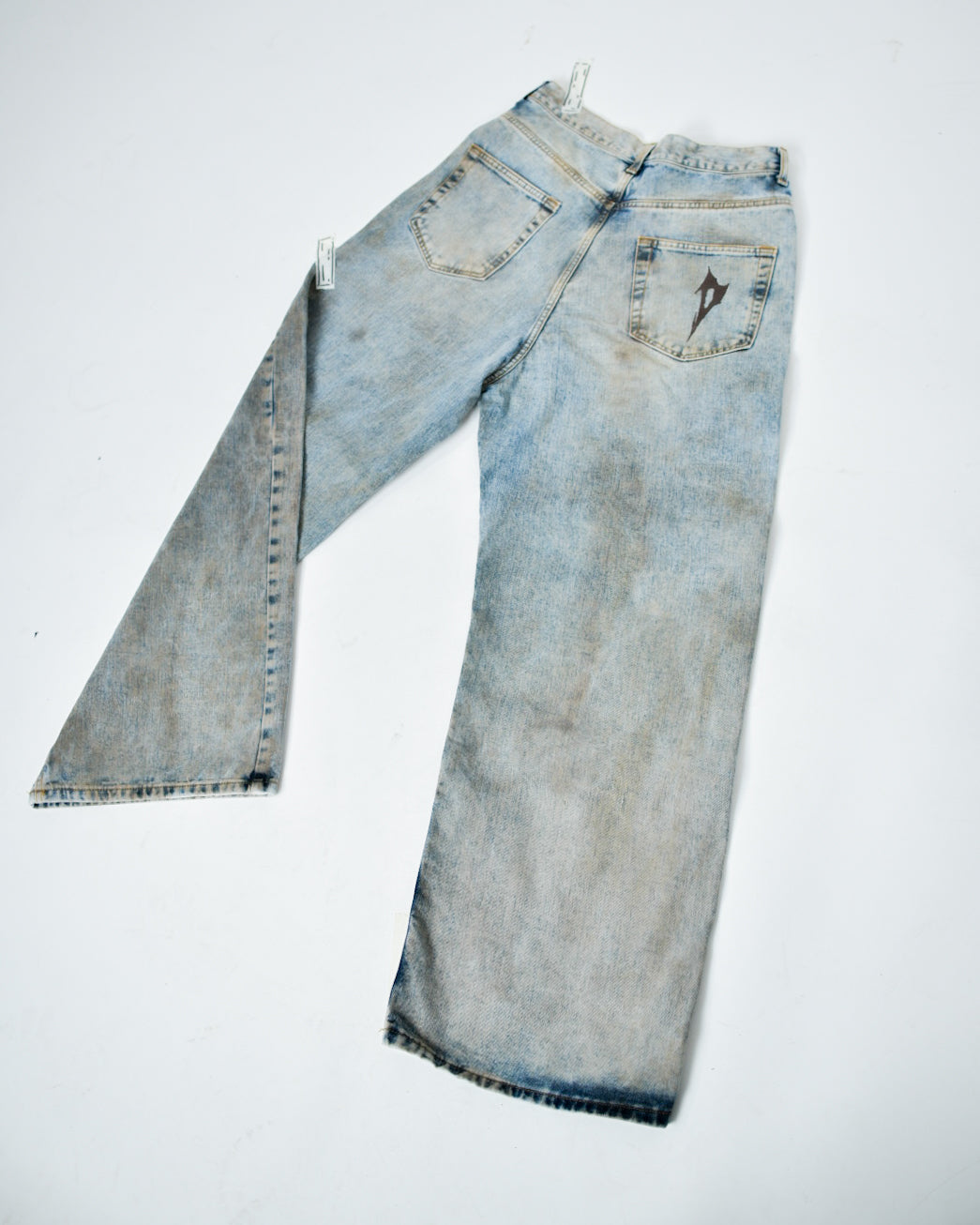 Jeans Dirty effect light blue