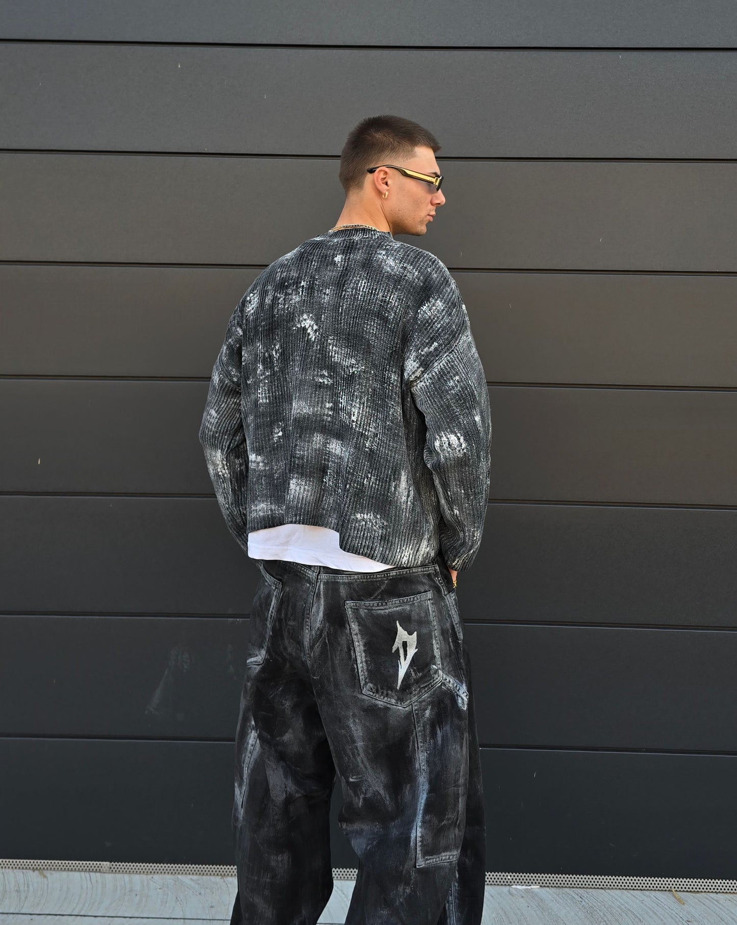 Knit Brushed Black