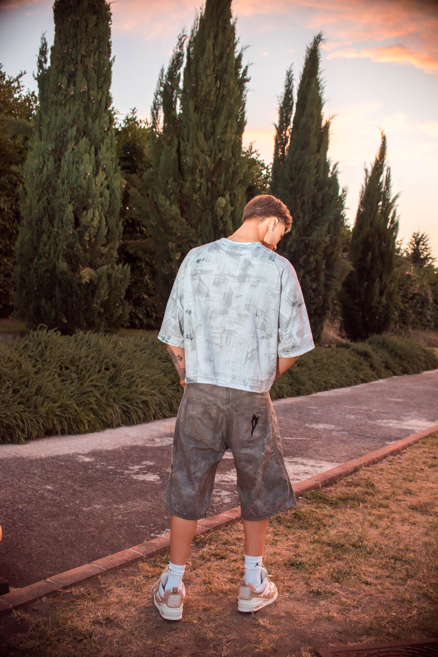Wavy Shorts Marbled