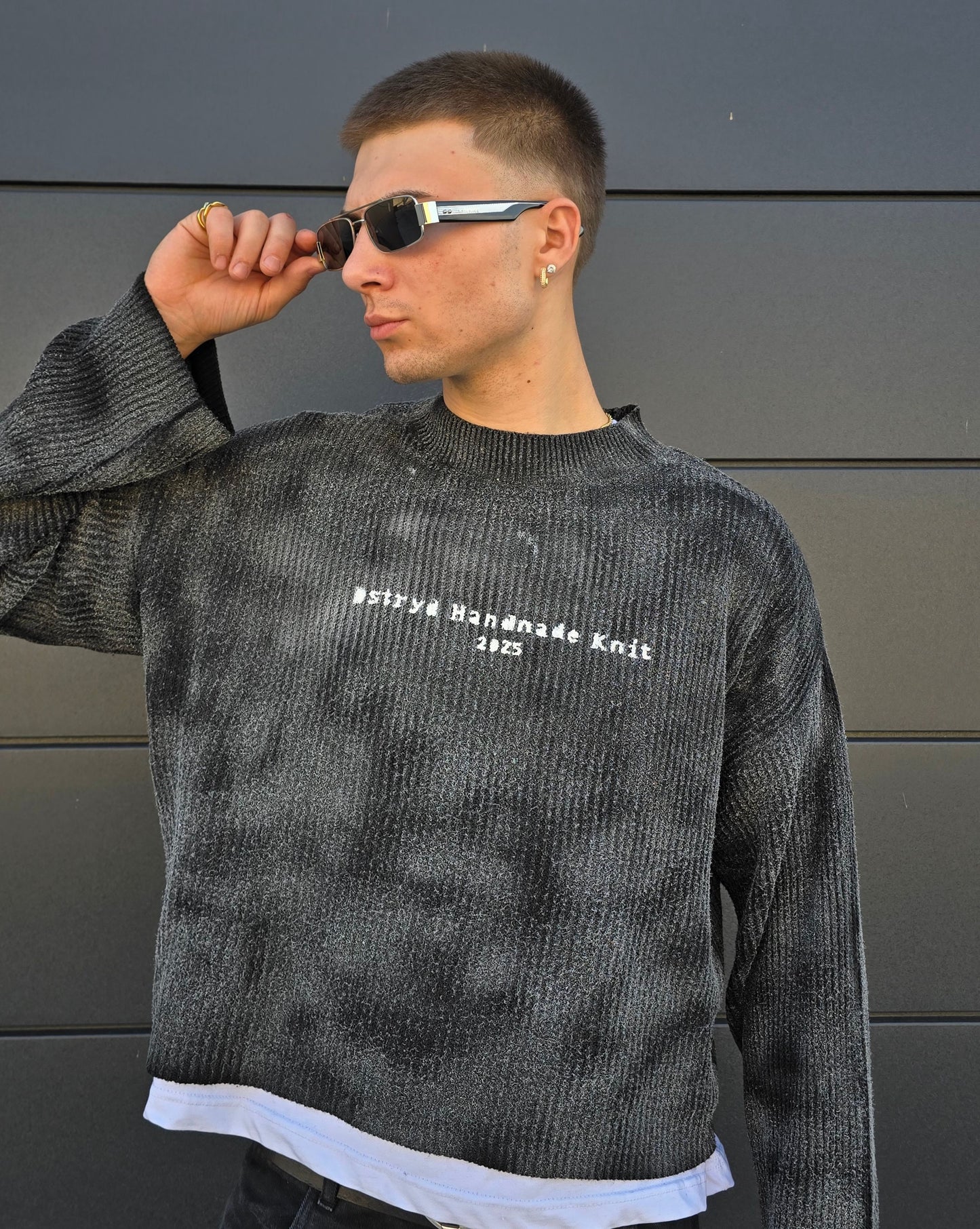 Knit Silver Effect