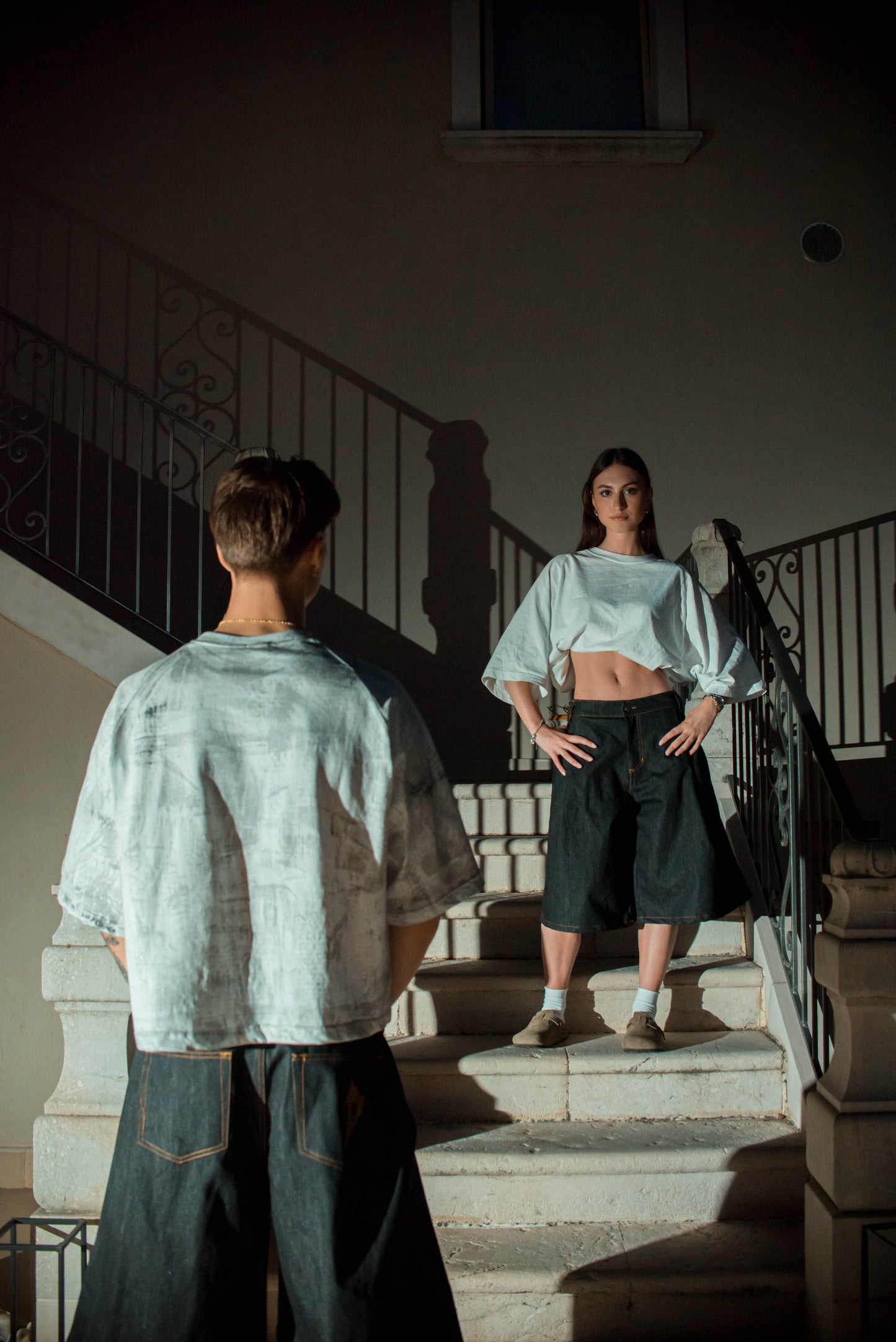 Pleated Shorts Raw