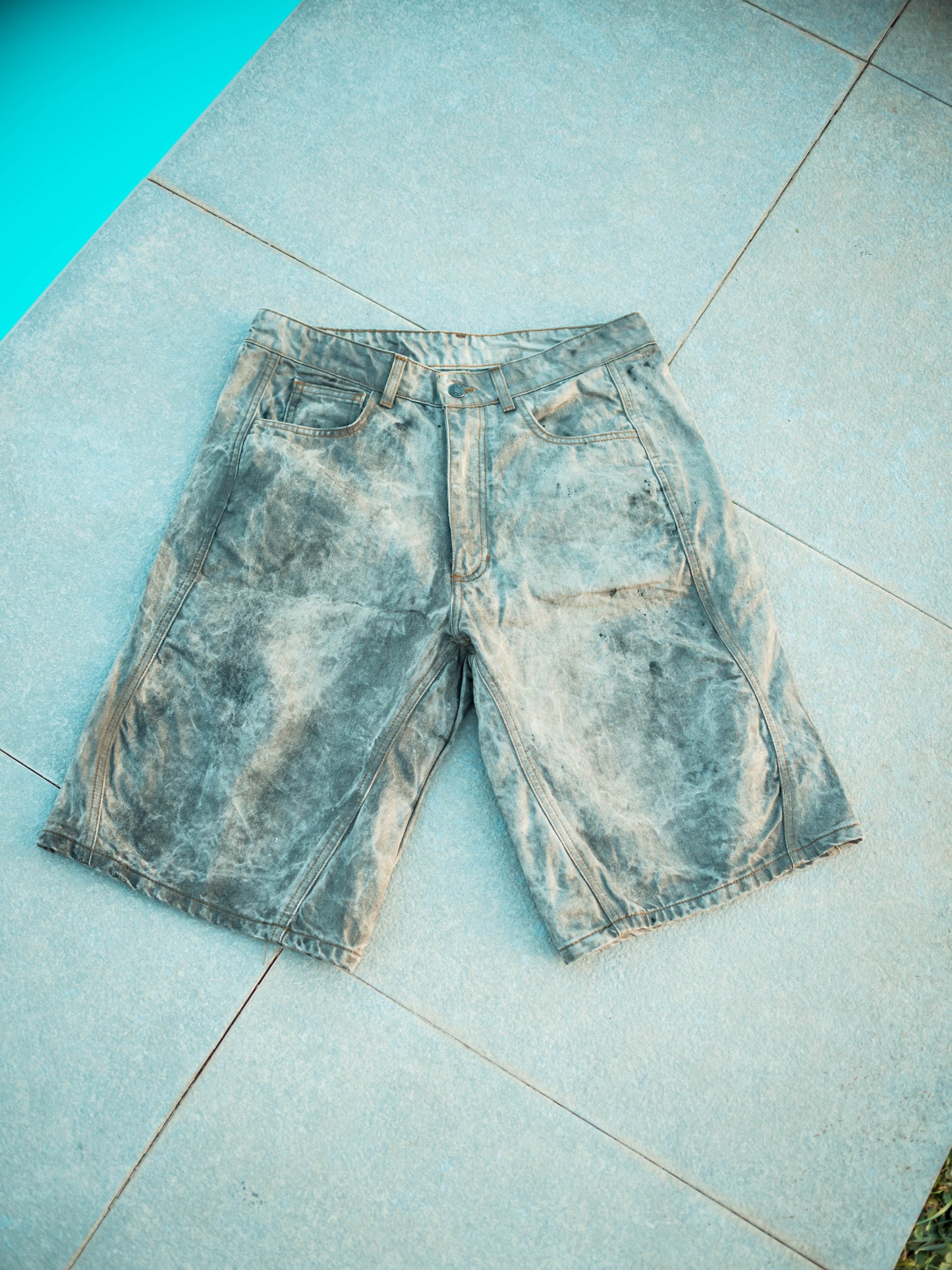 Wavy Shorts Marbled