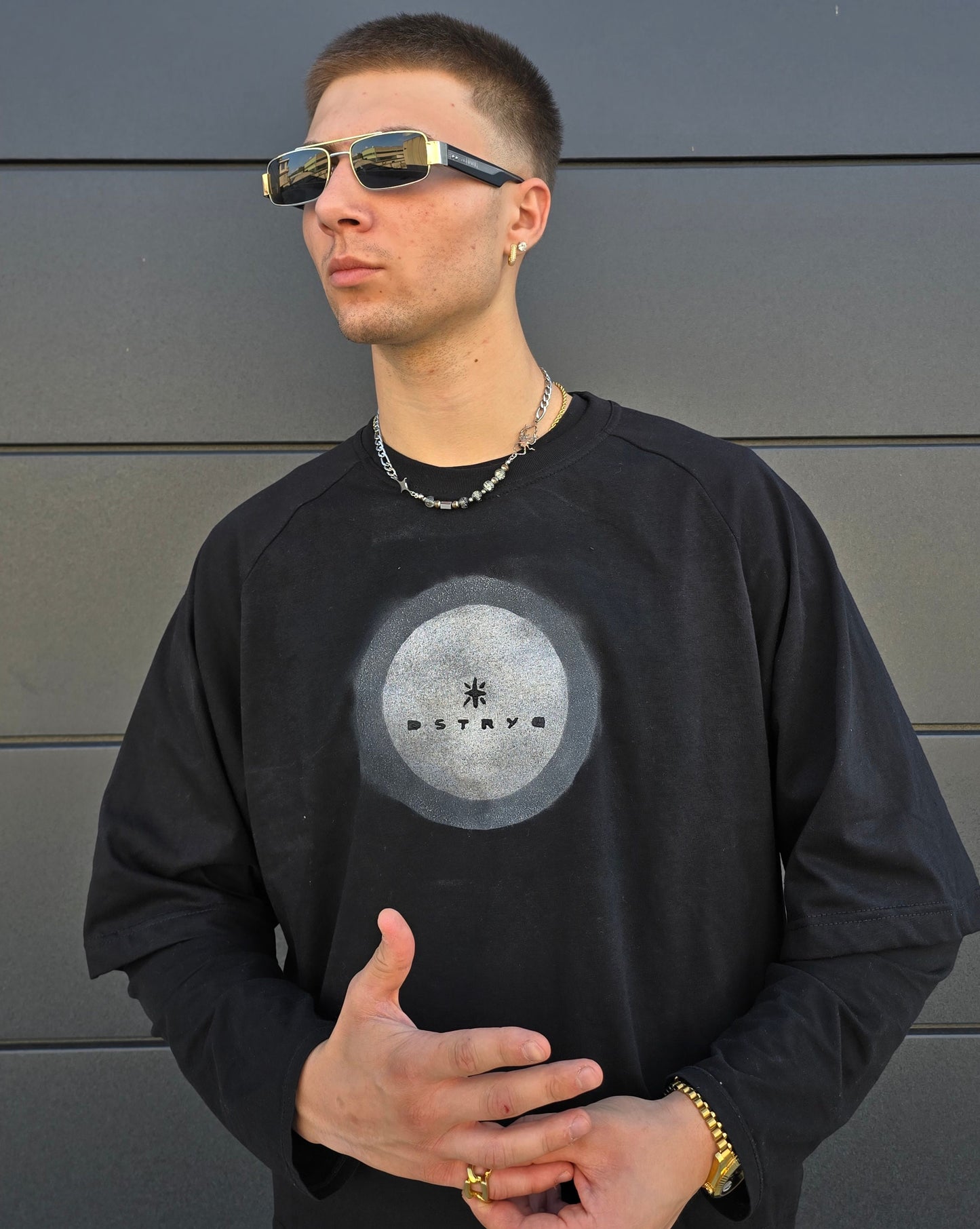 Bubble Logo Tee Black