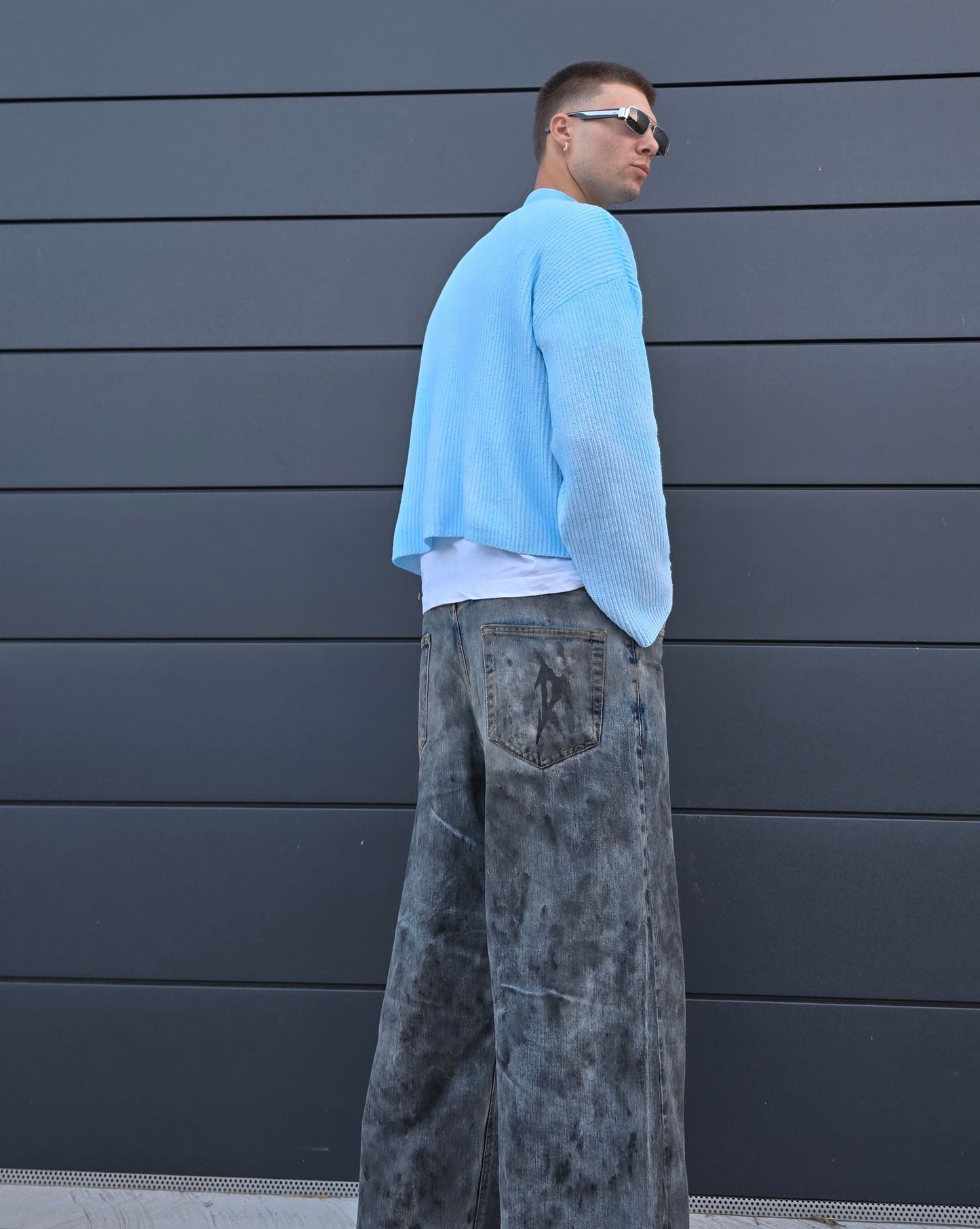 Knit Light blue