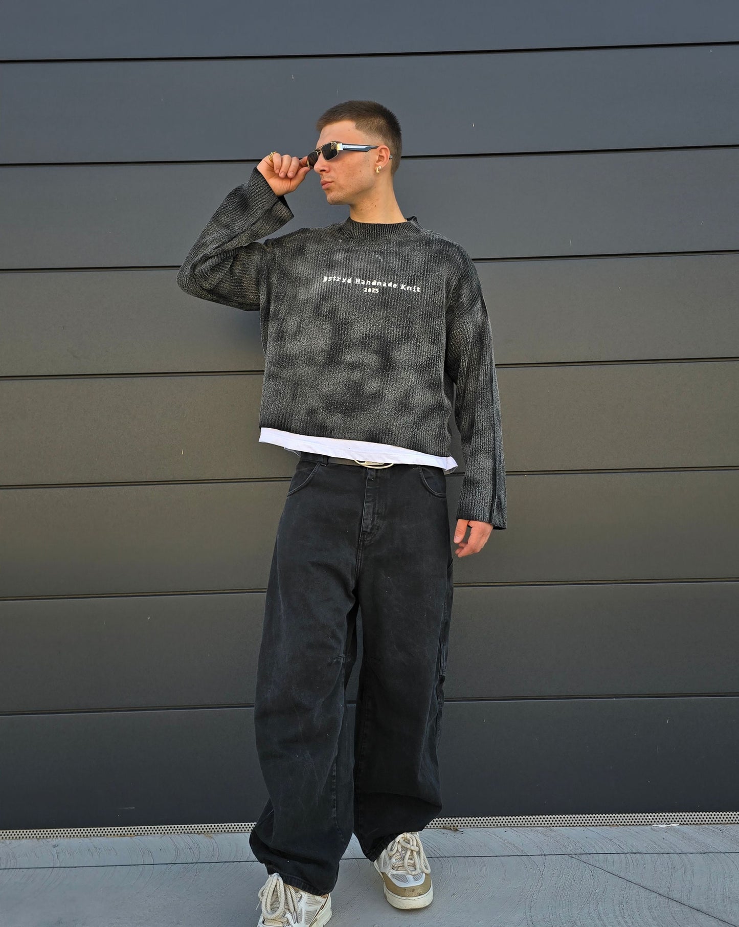 Knit Silver Effect