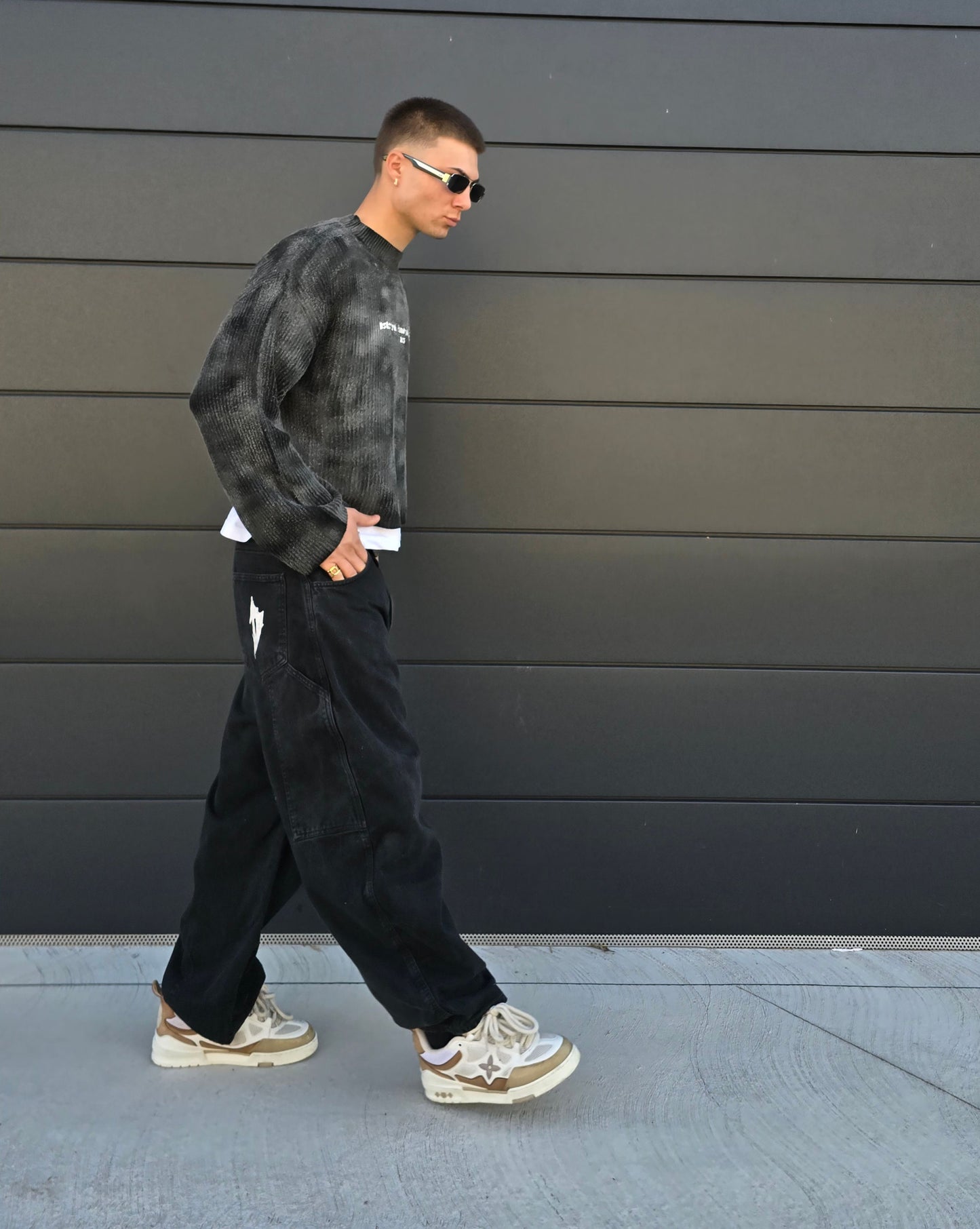 Knit Silver Effect