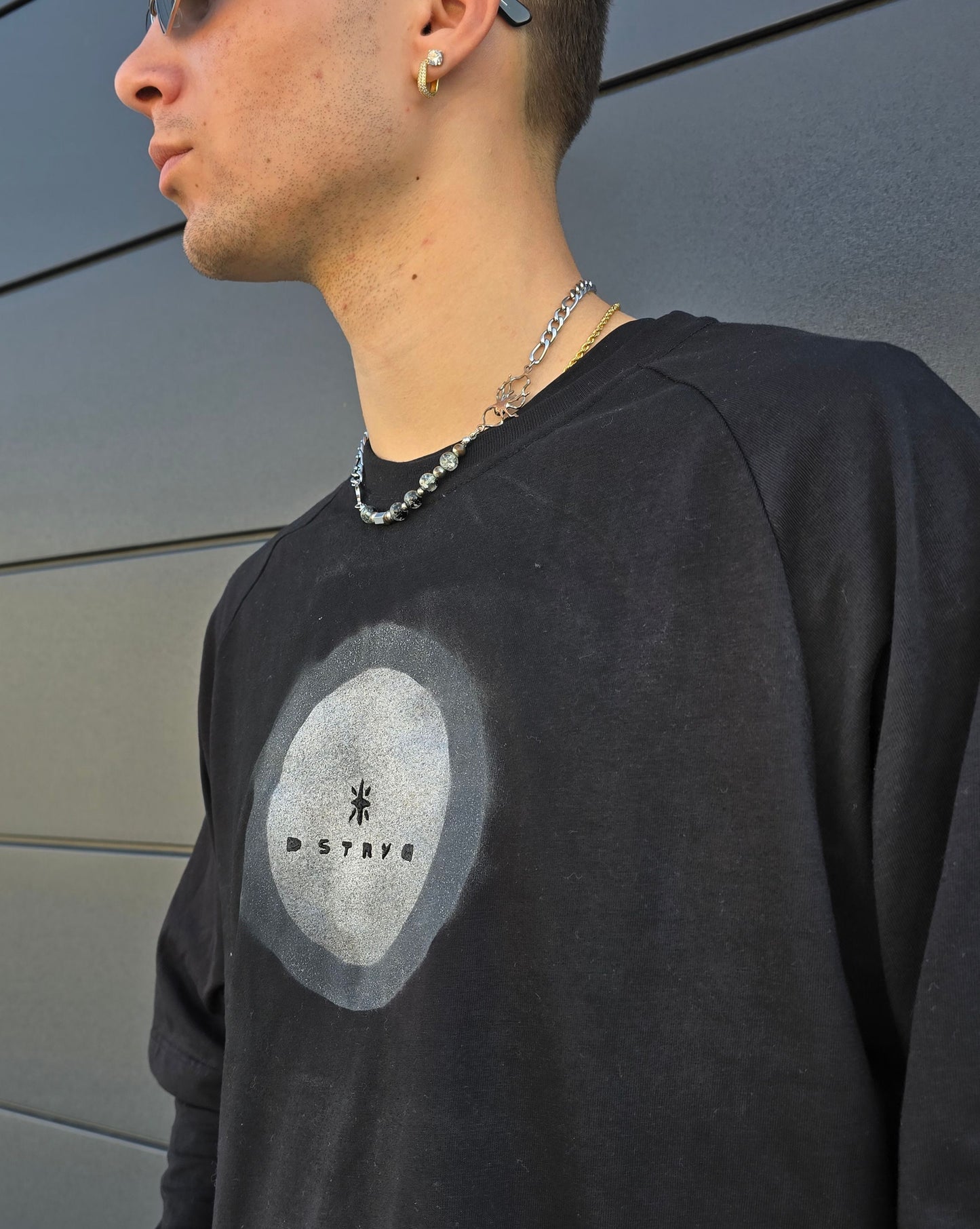 Bubble Logo Tee Black