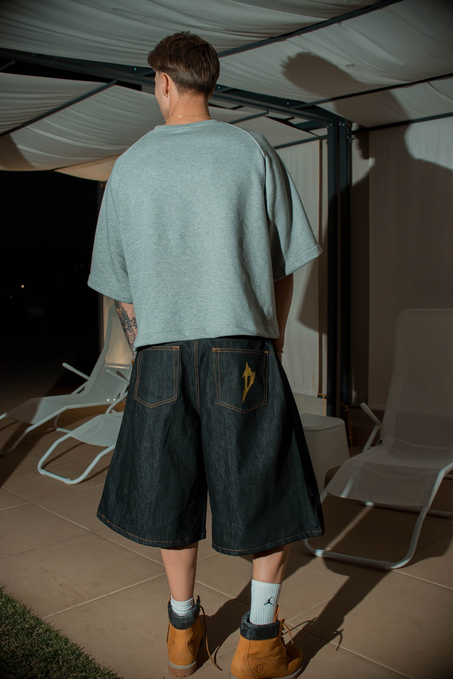 Pleated Shorts Raw