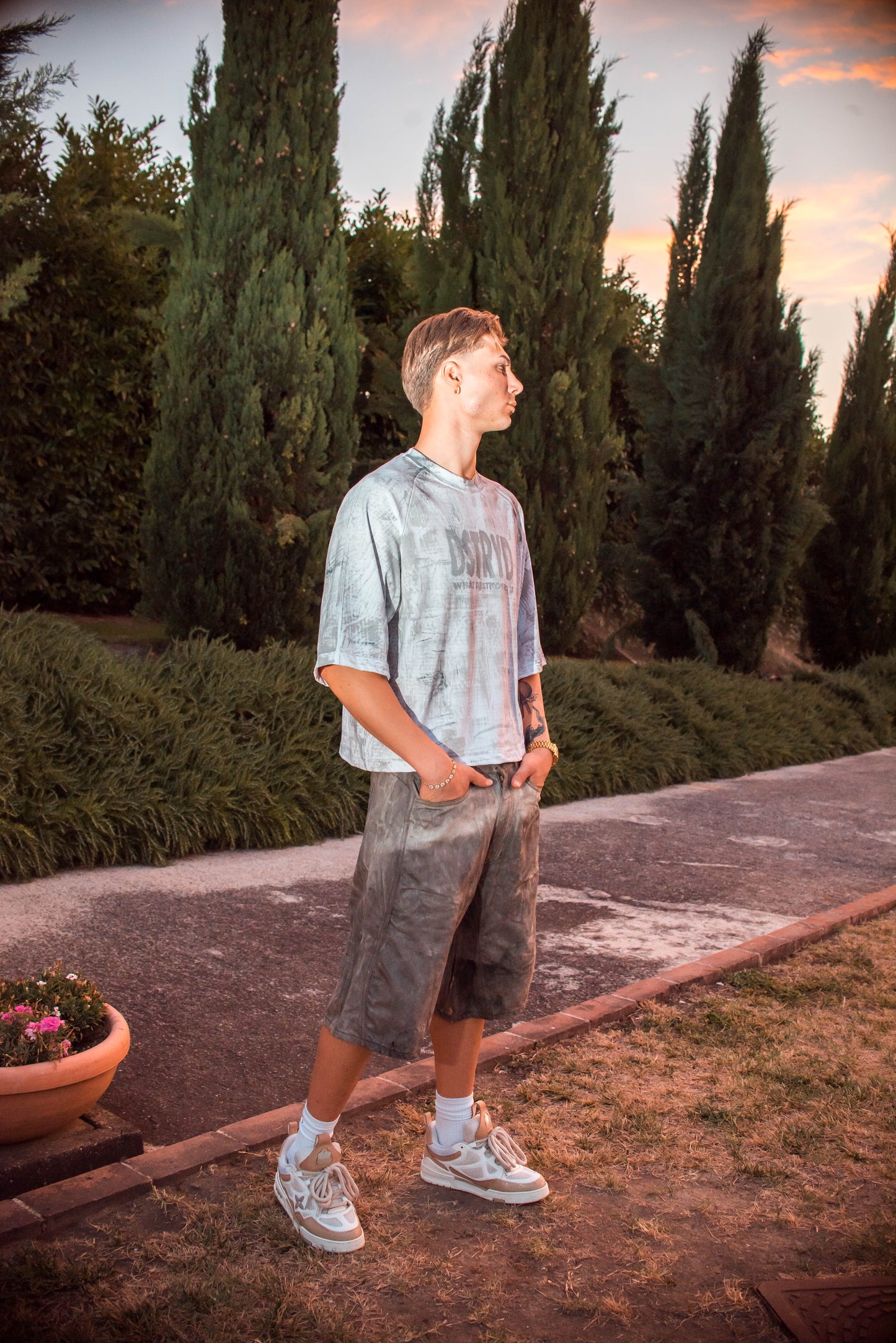 Wavy Shorts Marbled