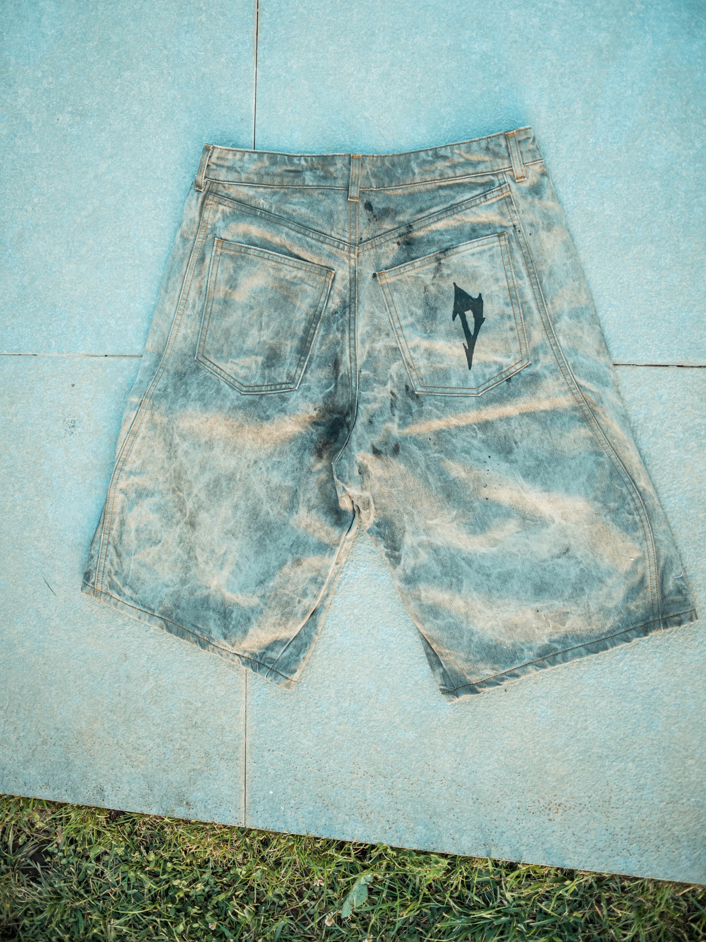 Wavy Shorts Marbled