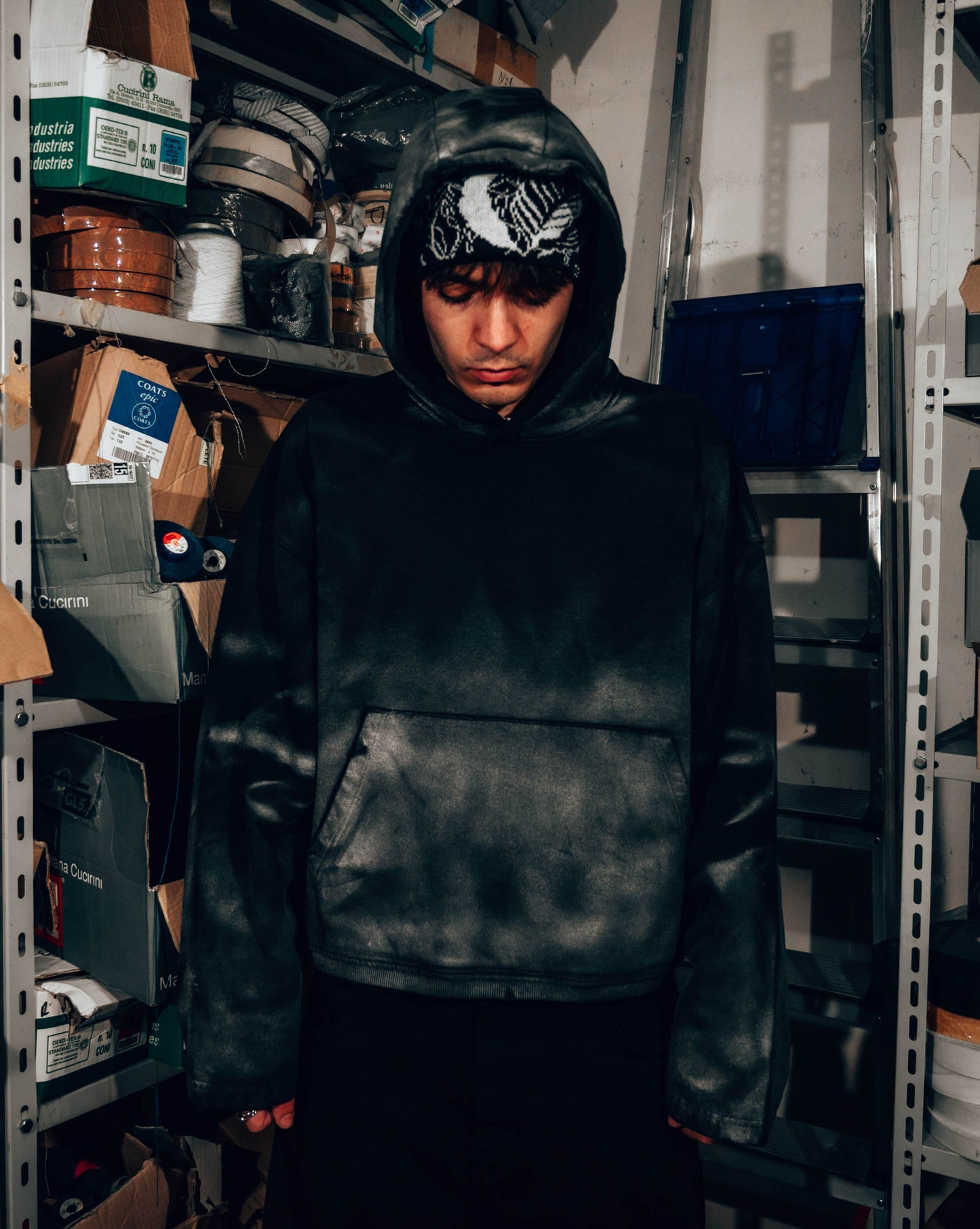 Silver Hoodie x Luca de seta