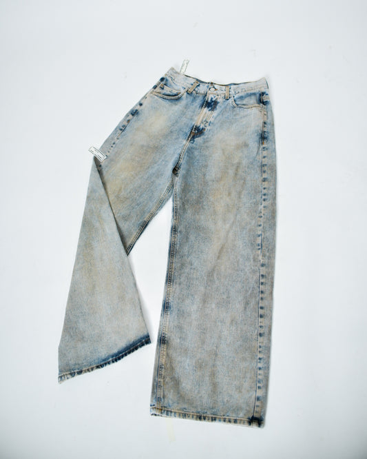 Jeans Dirty effect light blue