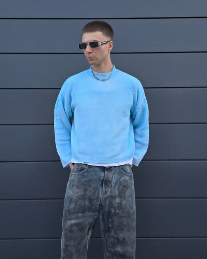 Knit Light blue