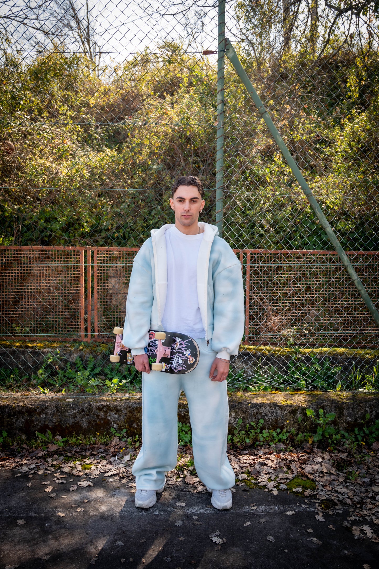 Viesse x Dstryd Zip hoodie Sky