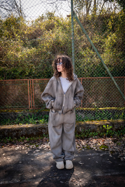 Viesse x Dstryd Zip hoodie Dune