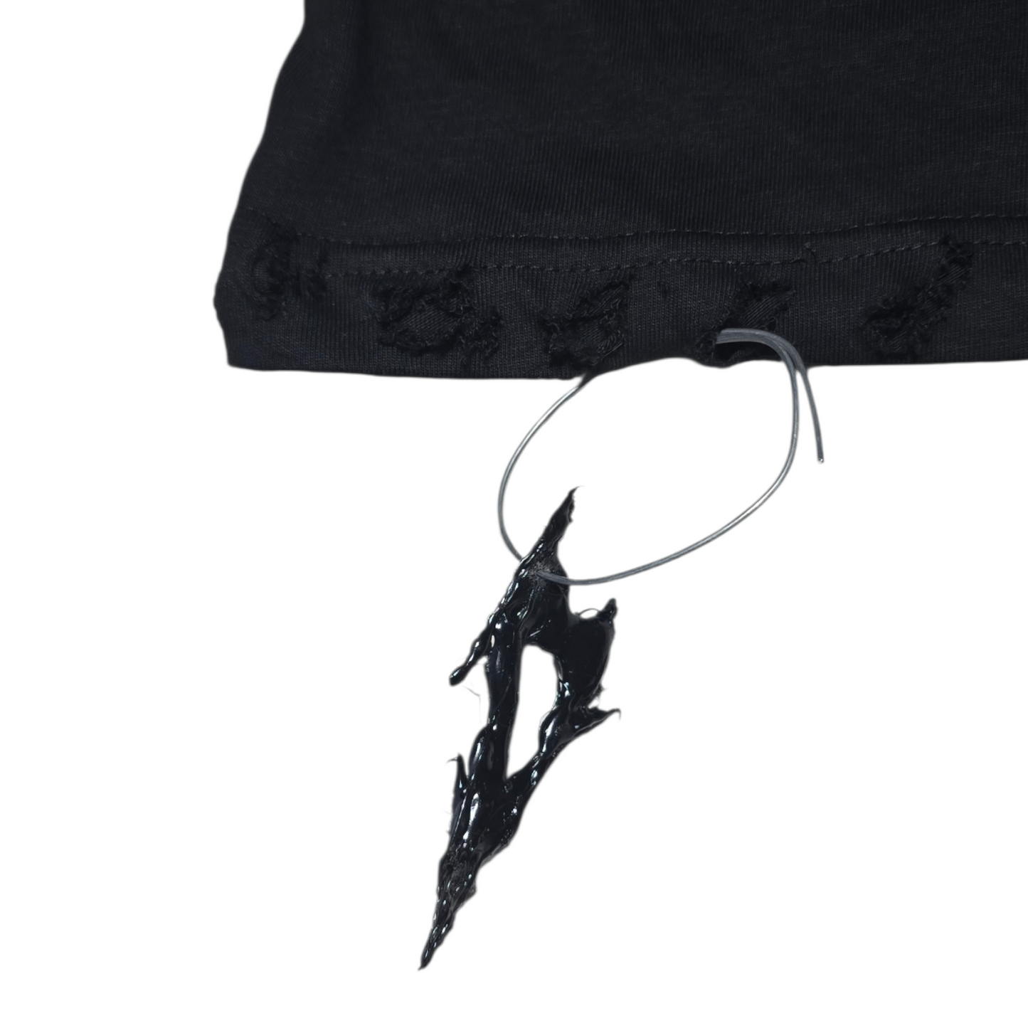 Destroyed Tee Black