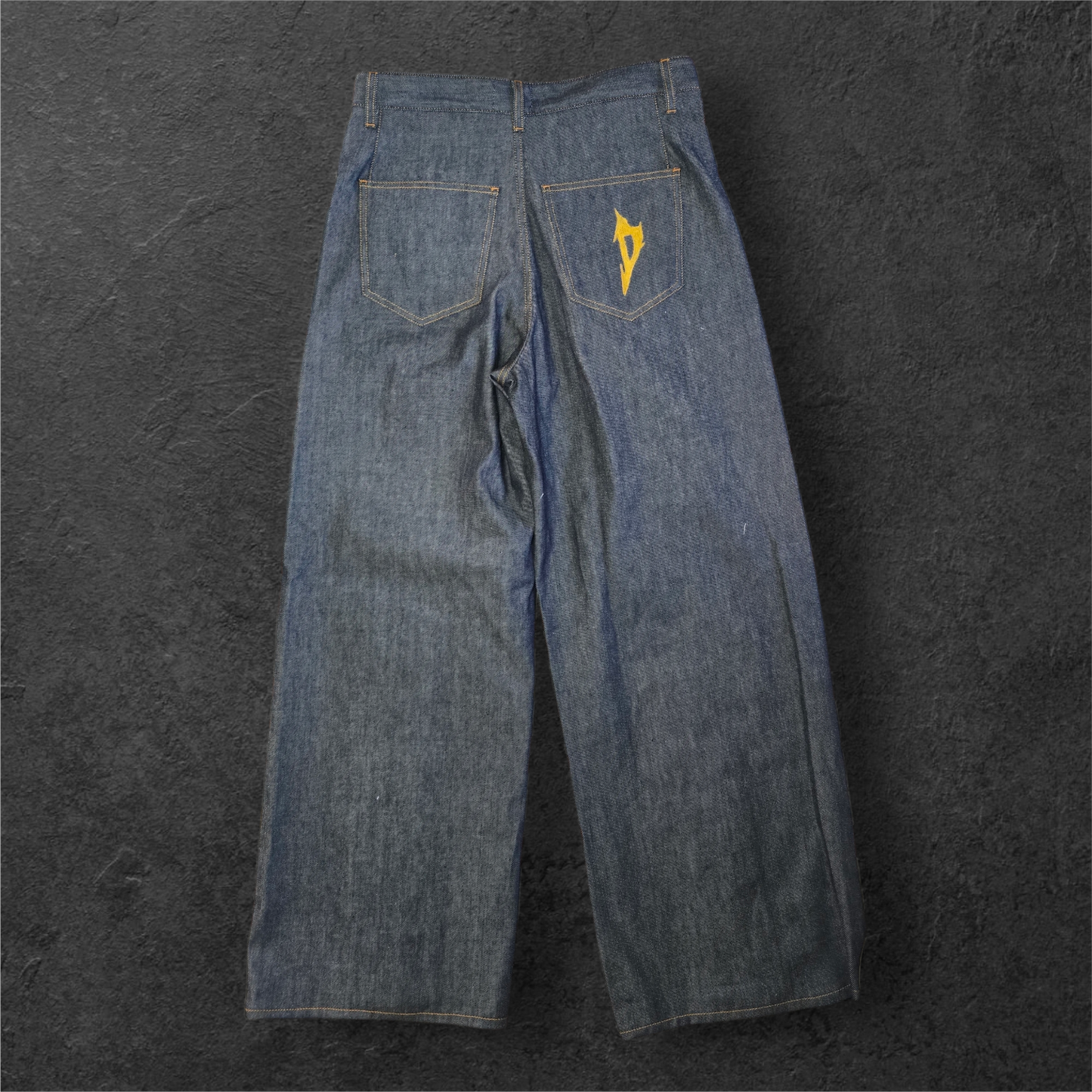 Butterfly denim light blue
