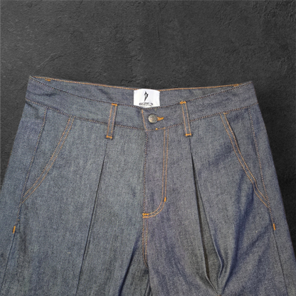 Butterfly denim light blue