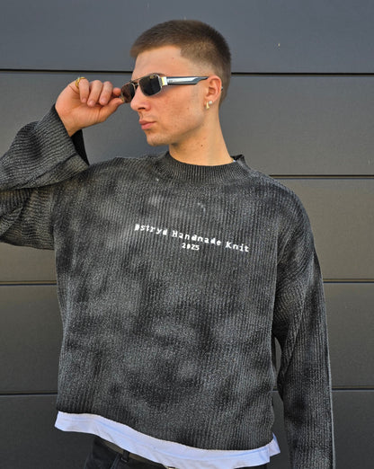 Knit Silver Effect