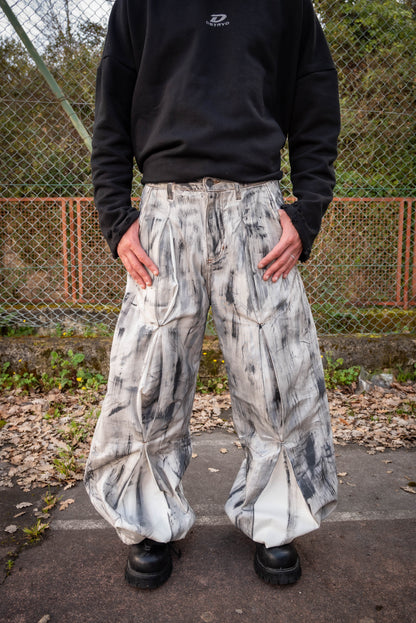 Butterfly denim brushed
