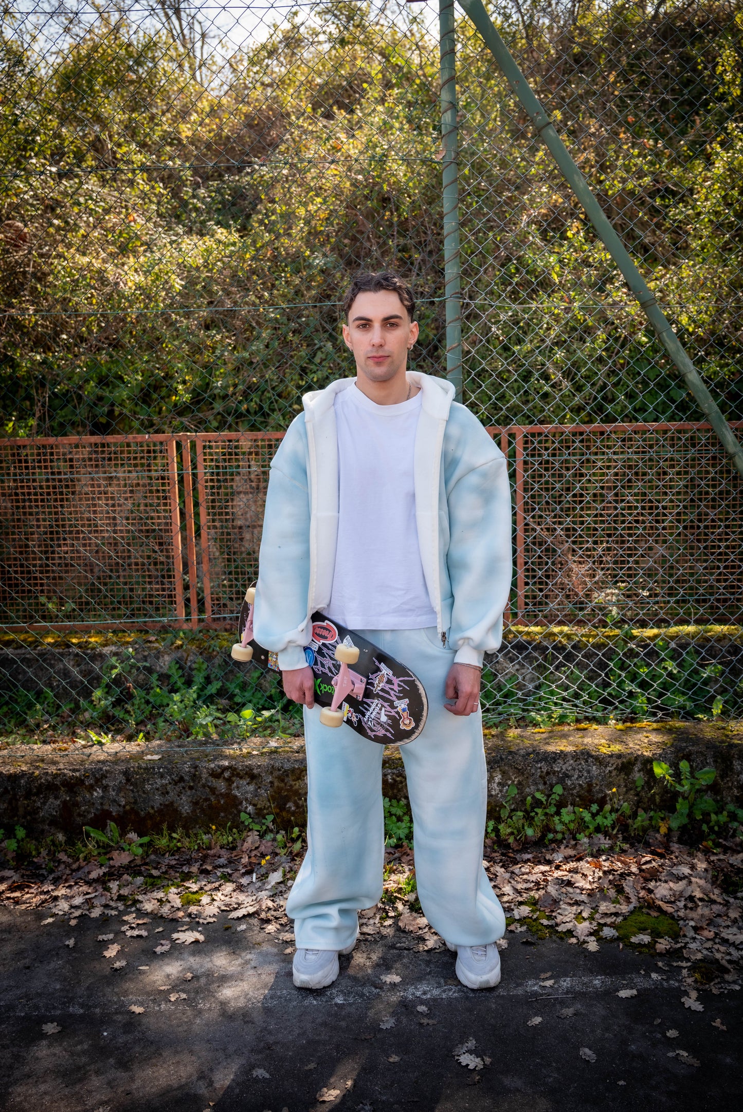 Viesse x Dstryd Zip hoodie Sky