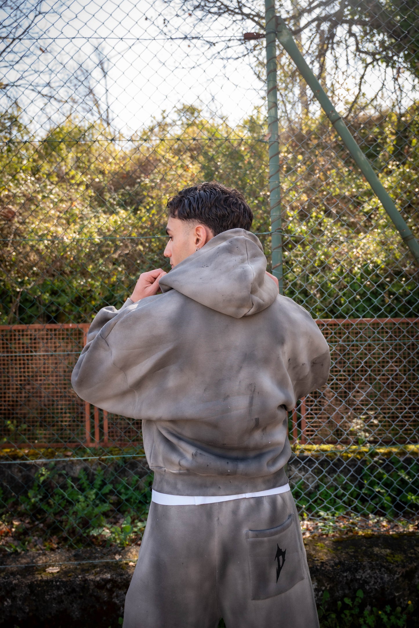 Viesse x Dstryd Zip hoodie Dune