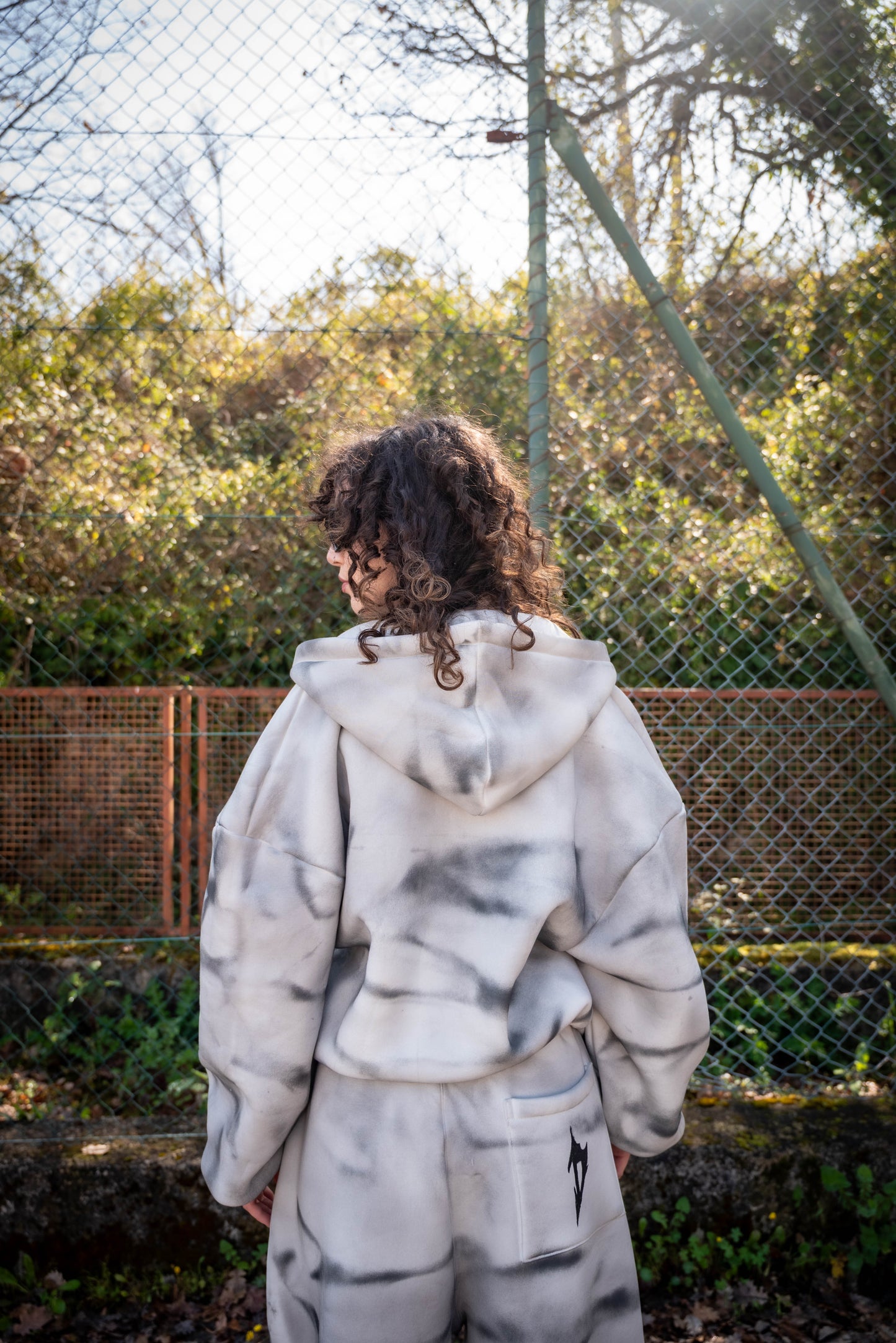 Viesse x Dstryd Zip hoodie Zebra