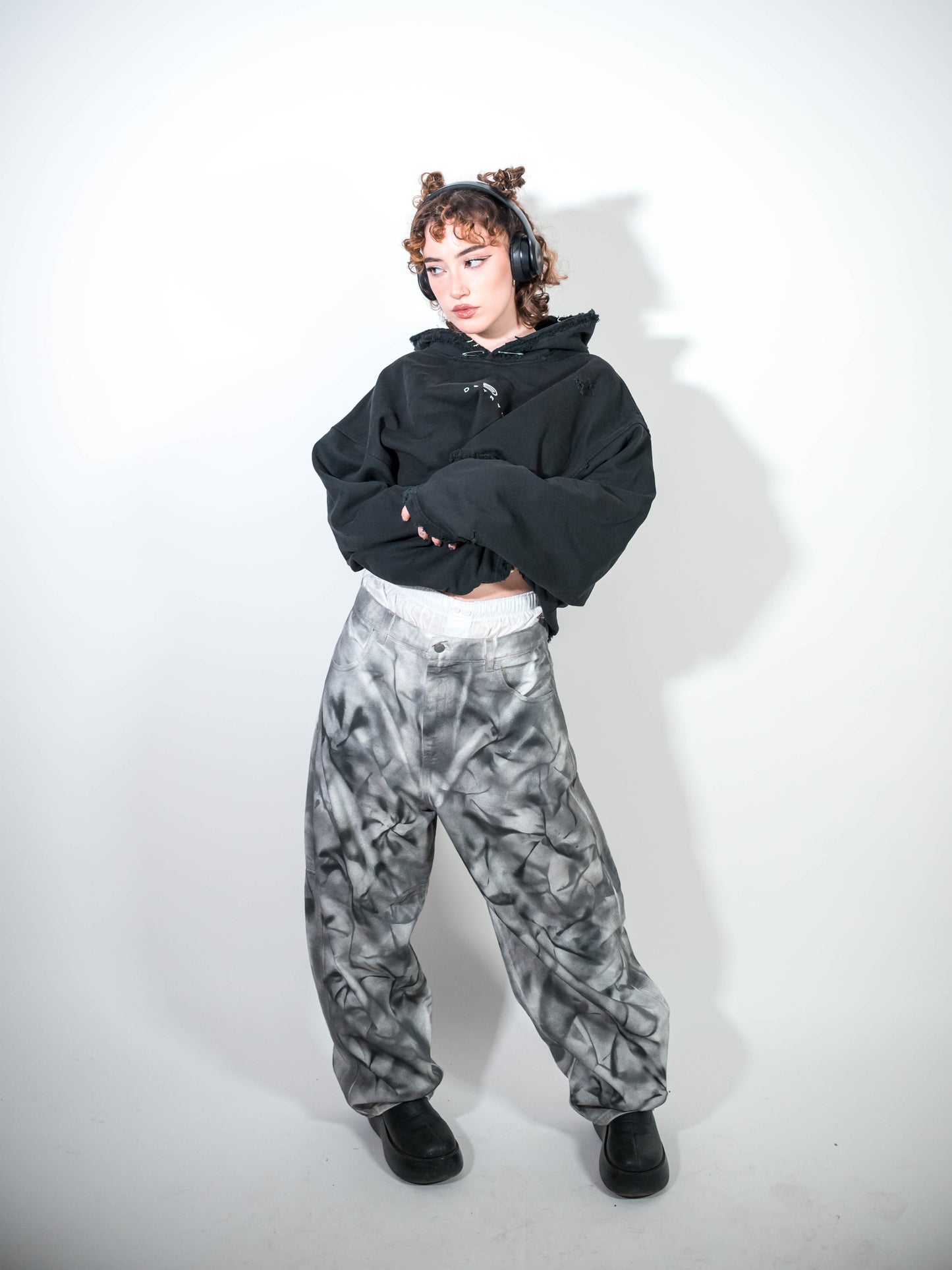 Vertigo pants white