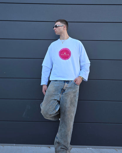 Bubble Logo Tee White