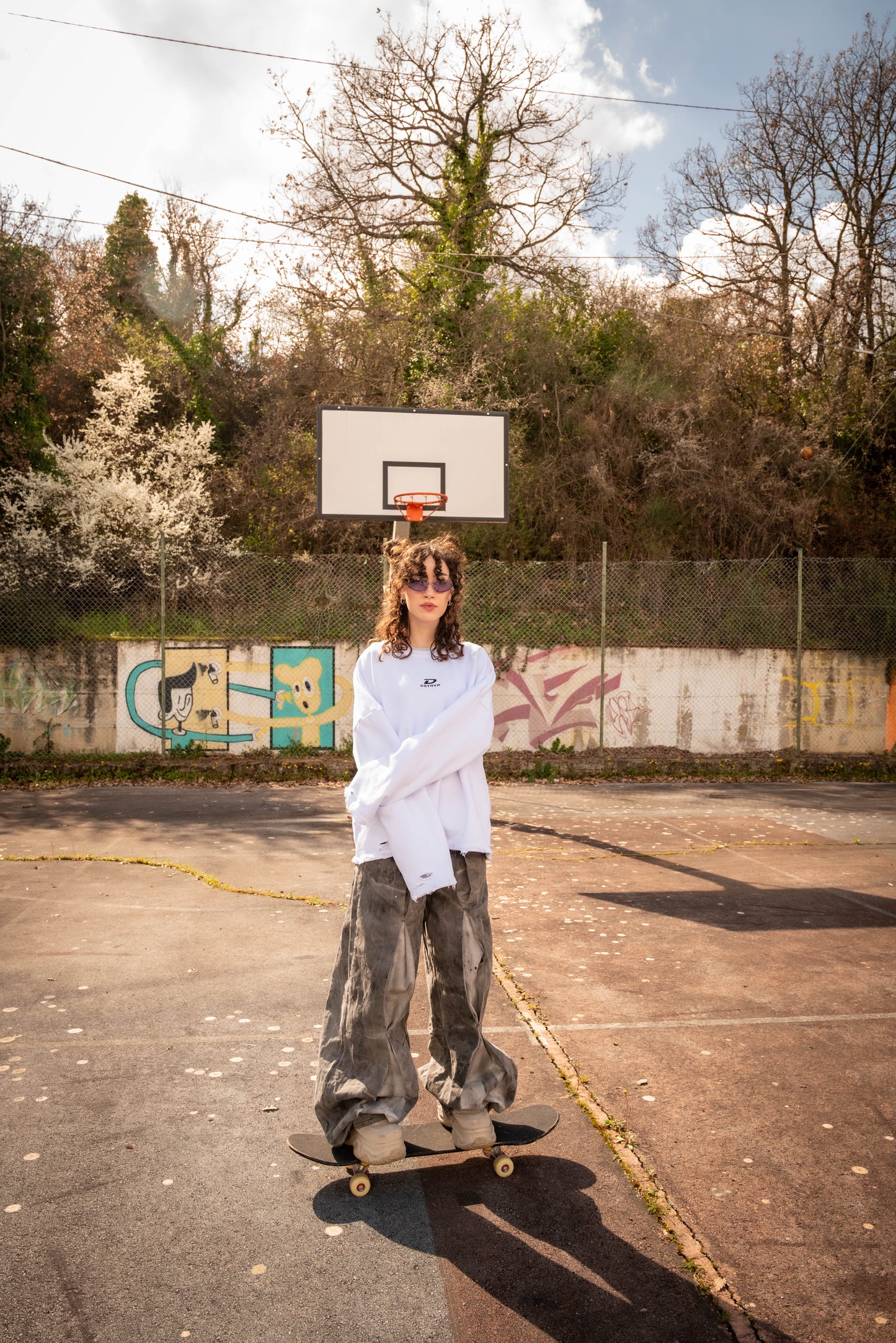 Spring Longsleeve destroyed bianca