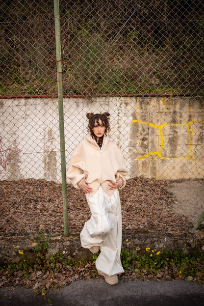 Butterfly denim white