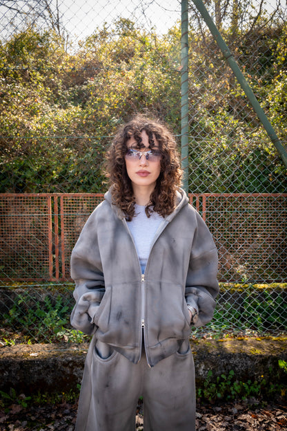 Viesse x Dstryd Zip hoodie Dune