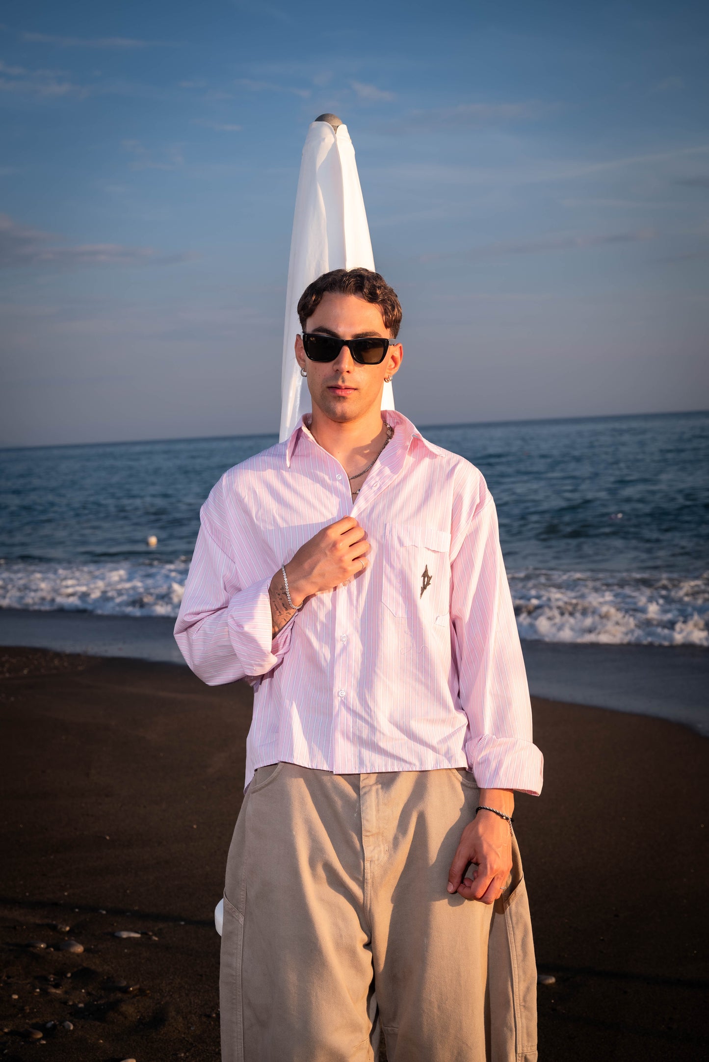 Pink stripe shirt Custom