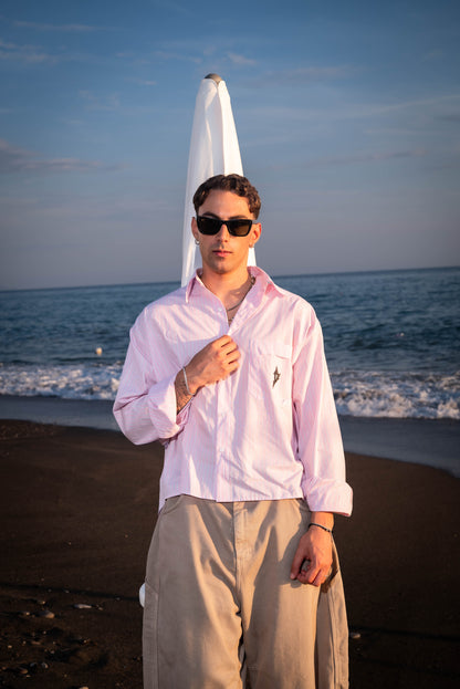 Pink stripe shirt Custom