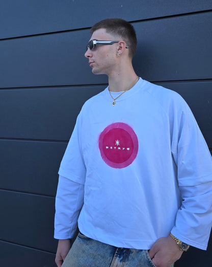 Bubble Logo Tee White