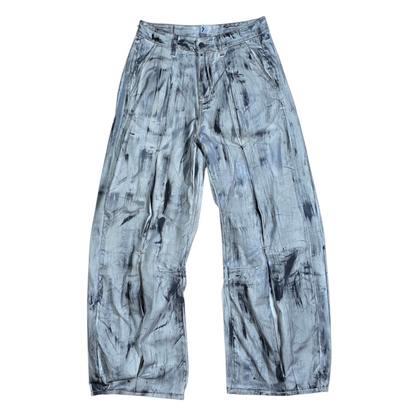 Butterfly denim brushed