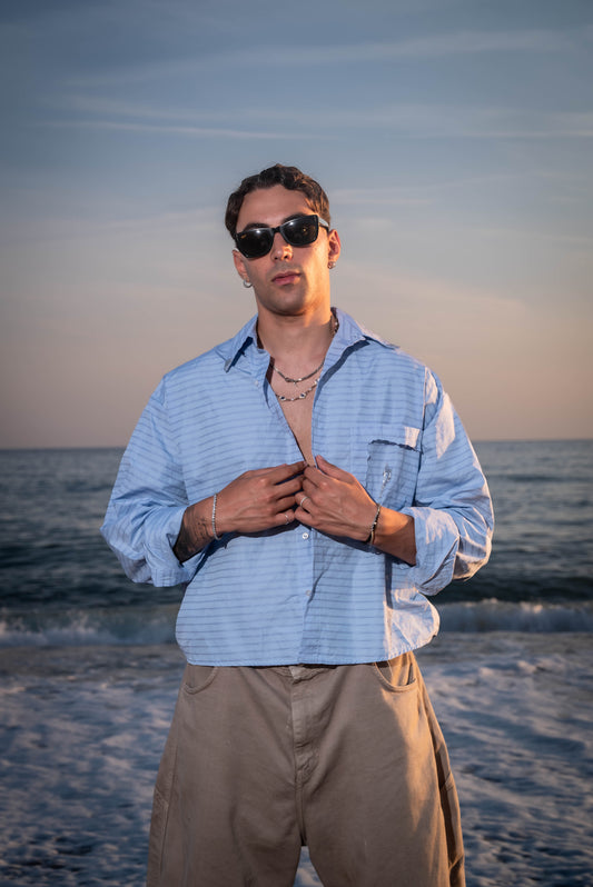 Blue shirt Custom