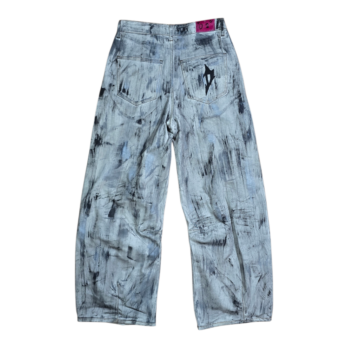 Butterfly denim brushed