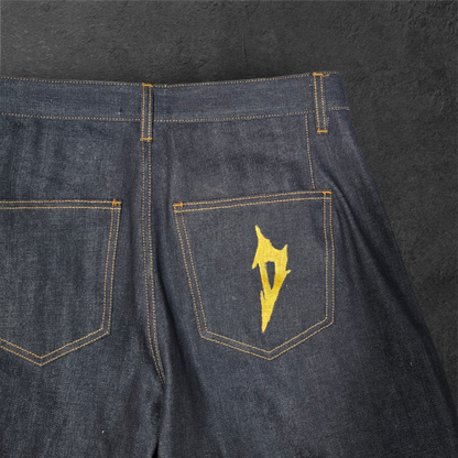 Butterfly denim dark blue