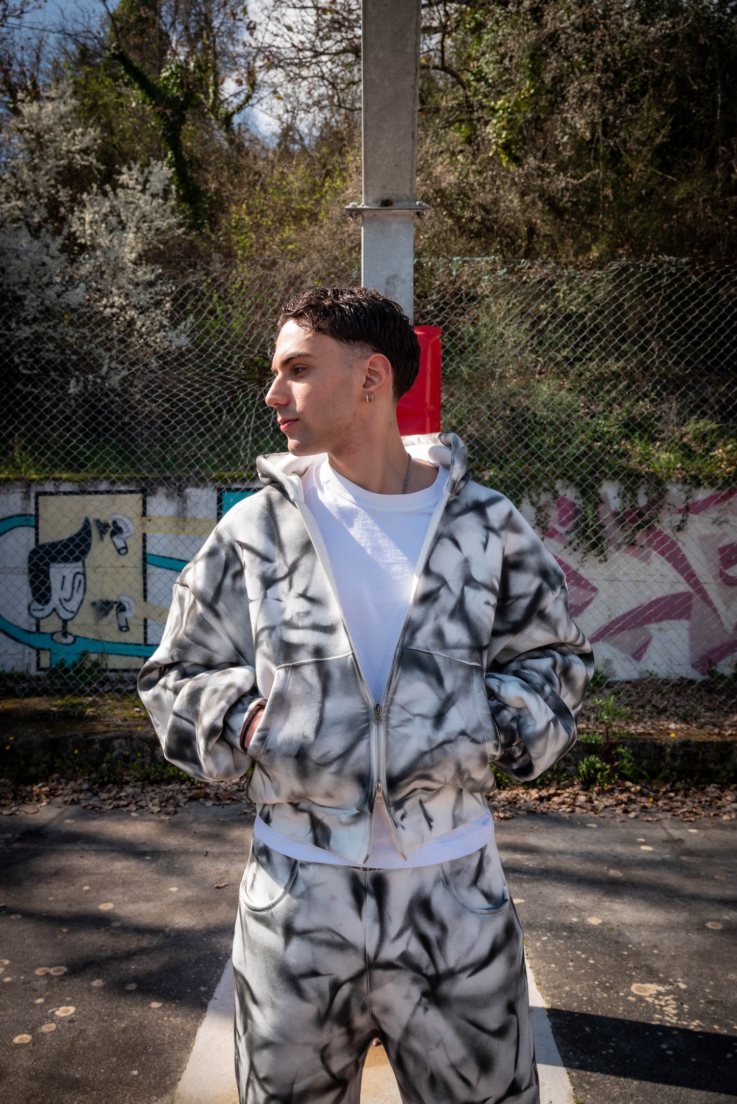 Viesse x Dstryd Zip hoodie Vertigo