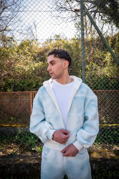 Viesse x Dstryd Zip hoodie Sky