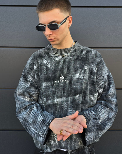Knit Brushed Black