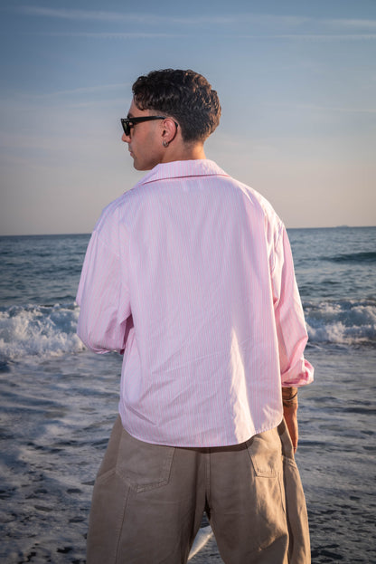 Pink stripe shirt