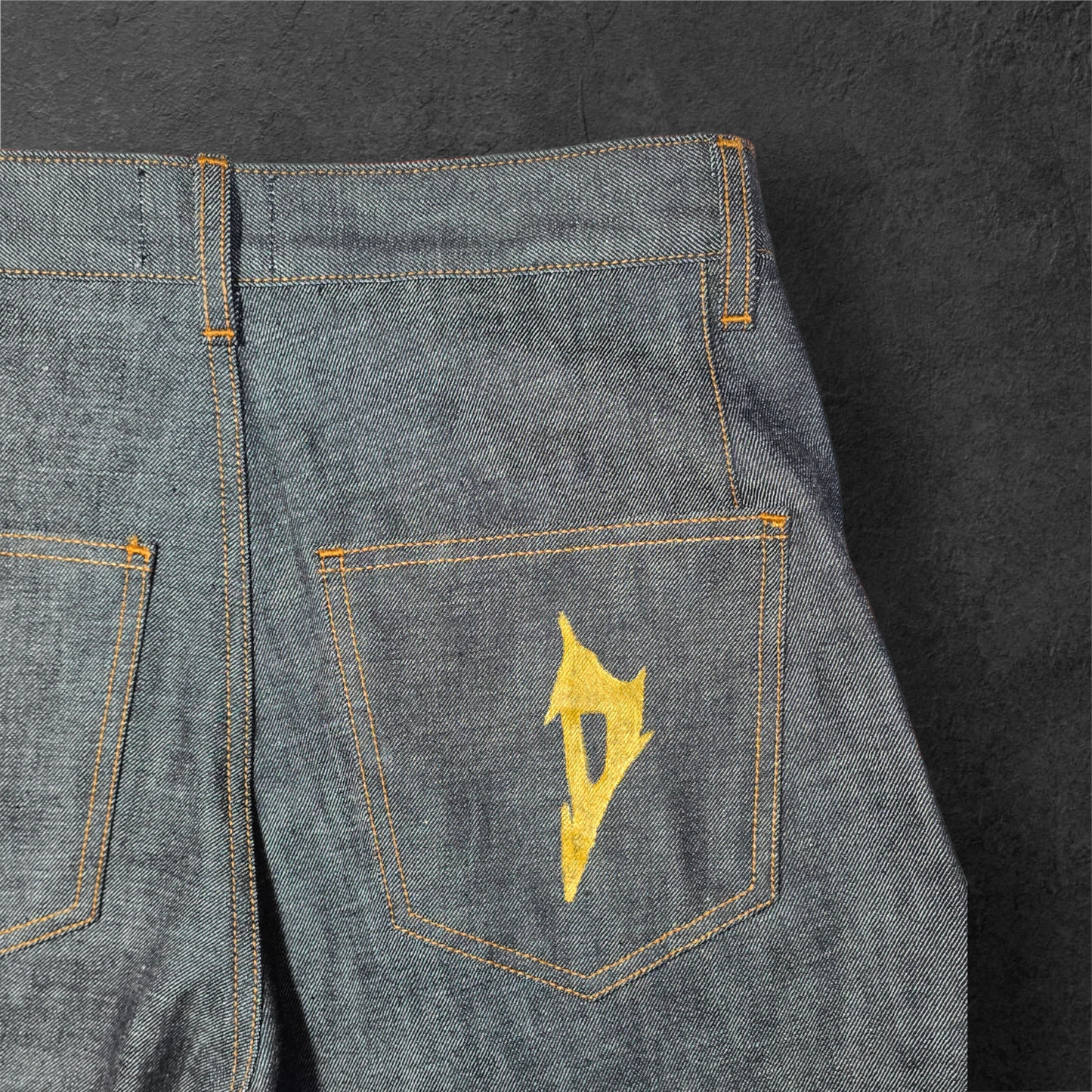 Butterfly denim light blue