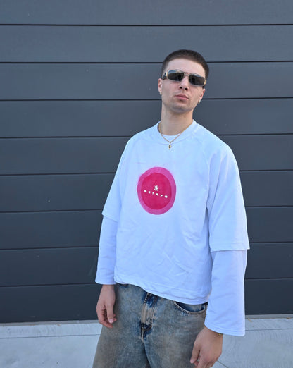 Bubble Logo Tee White