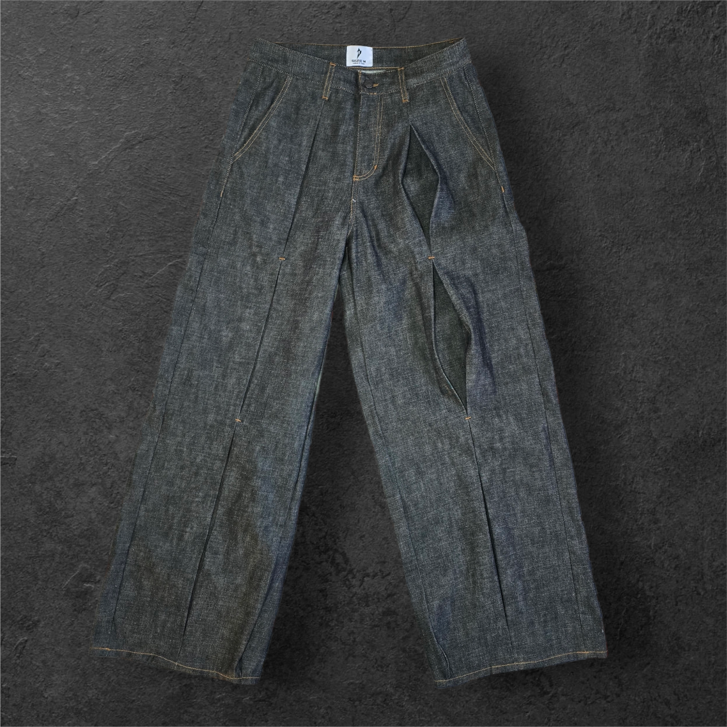 Butterfly denim light grey