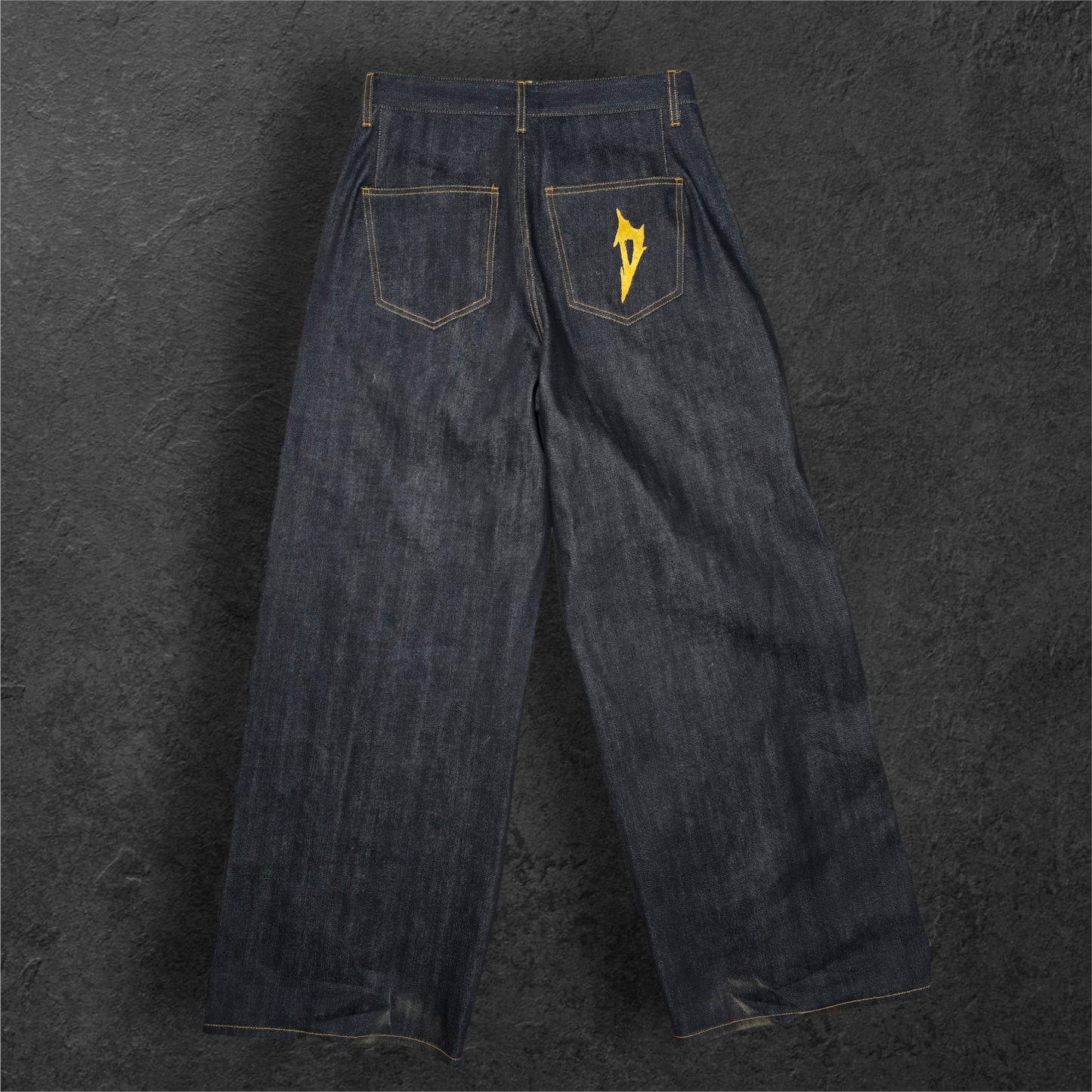 Butterfly denim dark blue