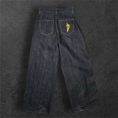 Butterfly denim dark blue